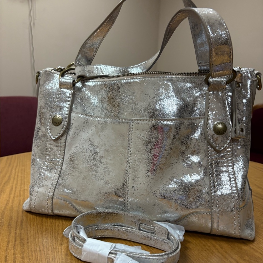 Frye Metallic Silver Women's Bag